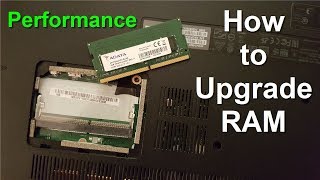 How to Upgrade laptop RAM and How to Install laptop Memory 2019  Faster laptop  Beginners [upl. by Merriott]