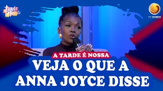 Conversa boa com a Cantora Anna Joyce  A Tarde é Nossa  TV ZIMBO [upl. by Gemperle509]