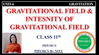 Gravitational Field  Intensity of Gravitational Field  Class 11 Physics Unit 6 Gravitation [upl. by Ssenav927]