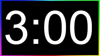 Minuteur 3min ALARME🚨 Compte à Rebours 3 Minutes Minuterie 3 MinutesDécompte 3min [upl. by Teiv]