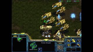 StarCraft Brood War  1 Protoss vs 7 random computers  1 vs 7   Big Game Hunters [upl. by Nolaj]