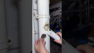 Water Pipe Damage Solutions Home Improvement shortsfeed [upl. by Anirdnajela]