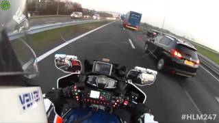 SPECTACULAR FOOTAGE FROM A MOTORCOP ESCORTING AMBULANCE [upl. by Poland]