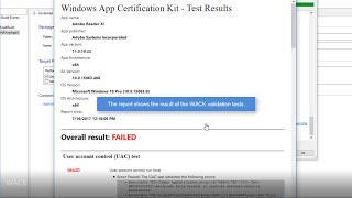 AppX and MSI validation using Windows App Certification Kit WACK [upl. by Aicirpac]