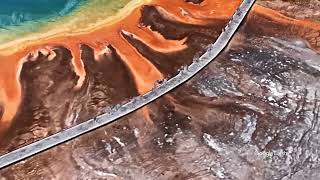 The Grand Prismatic Spring Eye of Yellowstone’s Fury 🔥 [upl. by Durman665]