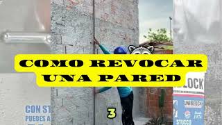 Como revocar una pared si eres Principiante [upl. by Fleta572]