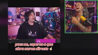 AURON REACCIONA a DONACIÓN a RUBIUS SEGUNDO PLATO 😂🤣 [upl. by Fiona]