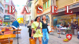 SWITZERLAND BASEL 🇨🇭 Stroll through City Centre 4K Shopping Streets amp Culture [upl. by Nan]