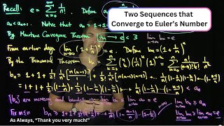 Two Definitions of Eulers Number Converge to the Same [upl. by Thadeus]