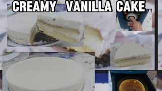 How to make creamy vanilla cakeBetty crocker Using Air Fryer Recipesayj8104 [upl. by Zoara935]