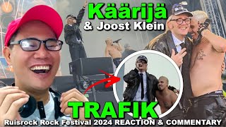 Käärijä amp Joost Klein  Trafik  Ruisrock Rock Festival 2024 REACTION [upl. by Zacarias]