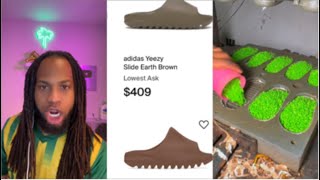 Making the Adidas Yeezy slides 99 profit 🫨 [upl. by Ophelia]