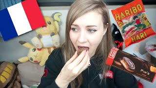 TASTE TEST Trying Snacks from FRANCE VLOGMAS in JAPAN DAY 20 [upl. by Varick484]