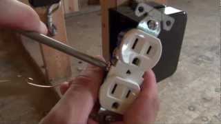 How to Install an Electrical Outlet [upl. by Goldina605]