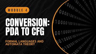 Equivalence of PDA and CFG PDA to CFG  CST301  FLAT MODULE 4  KTU  Anna Thomas  SJCET [upl. by Merell]