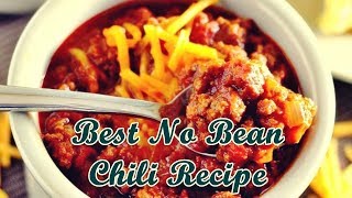 Best No Bean Chili Recipe [upl. by Mashe]