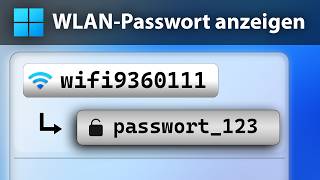 WLANPasswörter anzeigen lassen einfach [upl. by Catlee]