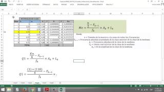 Cuartiles Deciles y Percentiles para DATOS AGRUPADOS [upl. by Etat320]