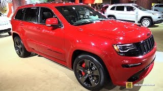 2015 Jeep Grand Cherokee SRT Red Vapor Edition  Exterior Interior Walkaround  2015 NY Auto Show [upl. by Daffie393]