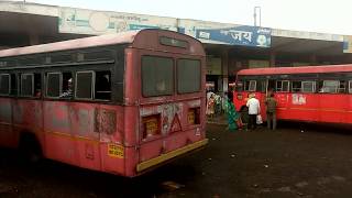 Akola Bus stand AkolaA cotton city in Vidarbha region of Maharashtra [upl. by Affrica221]