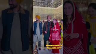 Himmat sandhu Reception party ￼after marriage himmatsandhu wife party house enjoy newlifewmk [upl. by Lyrpa54]