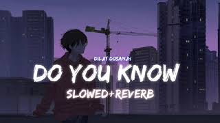 SLOWEDREVERB  DILJIT DOSANJH  DO YOU KNOW  USE HEADPHONES 🎧diljitdosanjh [upl. by Oakes]