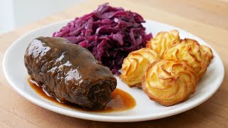 Rouladen Selber Machen Rezept  German Beef Roulades Recipe [upl. by Emmye]