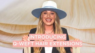 Introducing QWeft Extensions  Aqua Hair Extensions [upl. by Linzer]