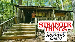 Indian Explores HOPPER’s Cabin Stranger Things Filming Location [upl. by Eillor]