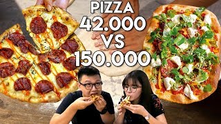 PIZZA Rp 42000 Vs Rp 150000   Mahal Vs Murah [upl. by Spancake]