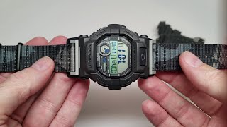 How to replace strap band on Casio GShock GD350 with JaysAndKays Metal adapters [upl. by Eelyme]