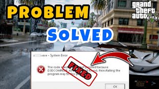 How to Fix D3DCompiler43dll Error Missing Windows 111087  GTA V Not Opening Error Fixed 2025 [upl. by Truk]