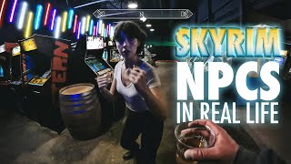 Skyrim NPCs takeover Cidercade [upl. by Hendrick]