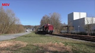 V65 001 der Osnabrücker Dampflokfreunde Stahlwerks Express zum Stahlwerk Georgsmarienhütte 642018 [upl. by Irt]