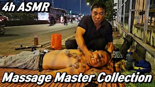 Street Massage Master Collection  240min ASMR [upl. by Niras]