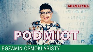 20 Podmiot Język polski w podstawówce egzamin [upl. by Barrington]