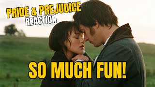 MY FIRST TIME REACTING TO PRIDE AND PREJUDICE 2005 [upl. by Depoliti]