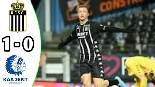 Sporting Charleroi vs KAA Gent 10 Highlights  Jupiler Pro League 2024 eFootball Game Play [upl. by Kalvn]