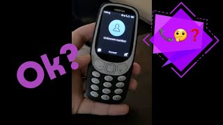 Nokia 3310 3G incoming call No ID [upl. by Anna-Maria]