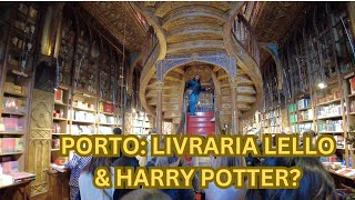 Livraria Lello Walking TourExperience in Porto Portugal 4K [upl. by Atilol505]