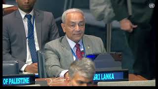 Statement by Ambassador Mohan Pieris at the First Committee under Cluster 4  Conventional Weapons [upl. by Eeleak]