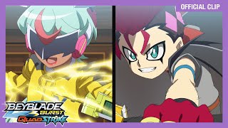 Belfyre is on defense  Brazil BEYBLADE BURST QUADSTRIKE Ep2  Official Clip [upl. by Ardnwahs]