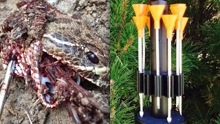 GRAPHIC Cold Steel BlowGun Review  Tests and Demos  Snake Kill [upl. by Nowyt811]