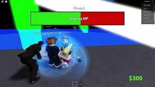 Roblox Obama Boss Fight [upl. by Ahsennek]