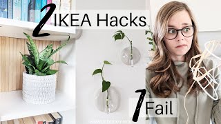 2 DIY IKEA Hacks 2023 mit TRÄDGRÄNSEN RÖDEBY und BILLY  Einfache Interior Ideen [upl. by Singer66]