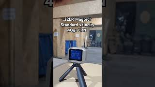 22LR Magtech 40gr LRN standard velocity ammo chronograph velocity test garmin [upl. by Safier]