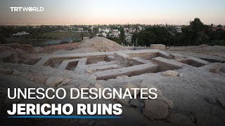 UNESCO designates Jerichos prehistoric ruins as a World Heritage [upl. by Hannavas]