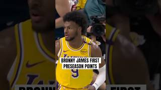 Bronny gets his first bucket of the preseason 🔥 [upl. by Joe]