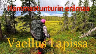 Lapinvaellus Hammastunturin erämaassa Ivalojoen Kultala [upl. by Hgalehs]