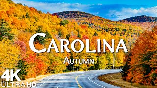 Carolina 4K Ultra HD • Enchanting Autumn Carolina Scenic Relaxation Film with Calming Music [upl. by Jordana95]